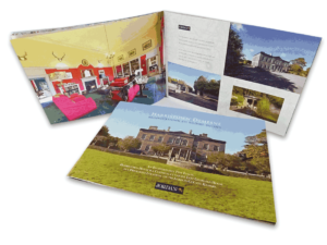 property brochure design, heritage property brochure