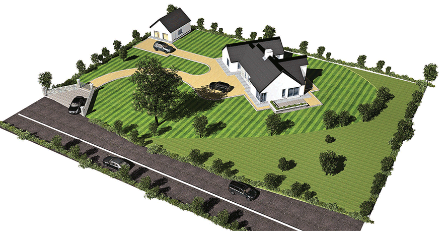 cgi illustration kildare, architectural illustration kildare, planning application kildare